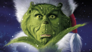 Un ritratto del Grinch.