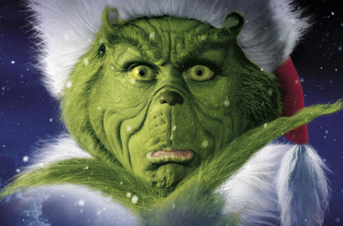 Un ritratto del Grinch.
